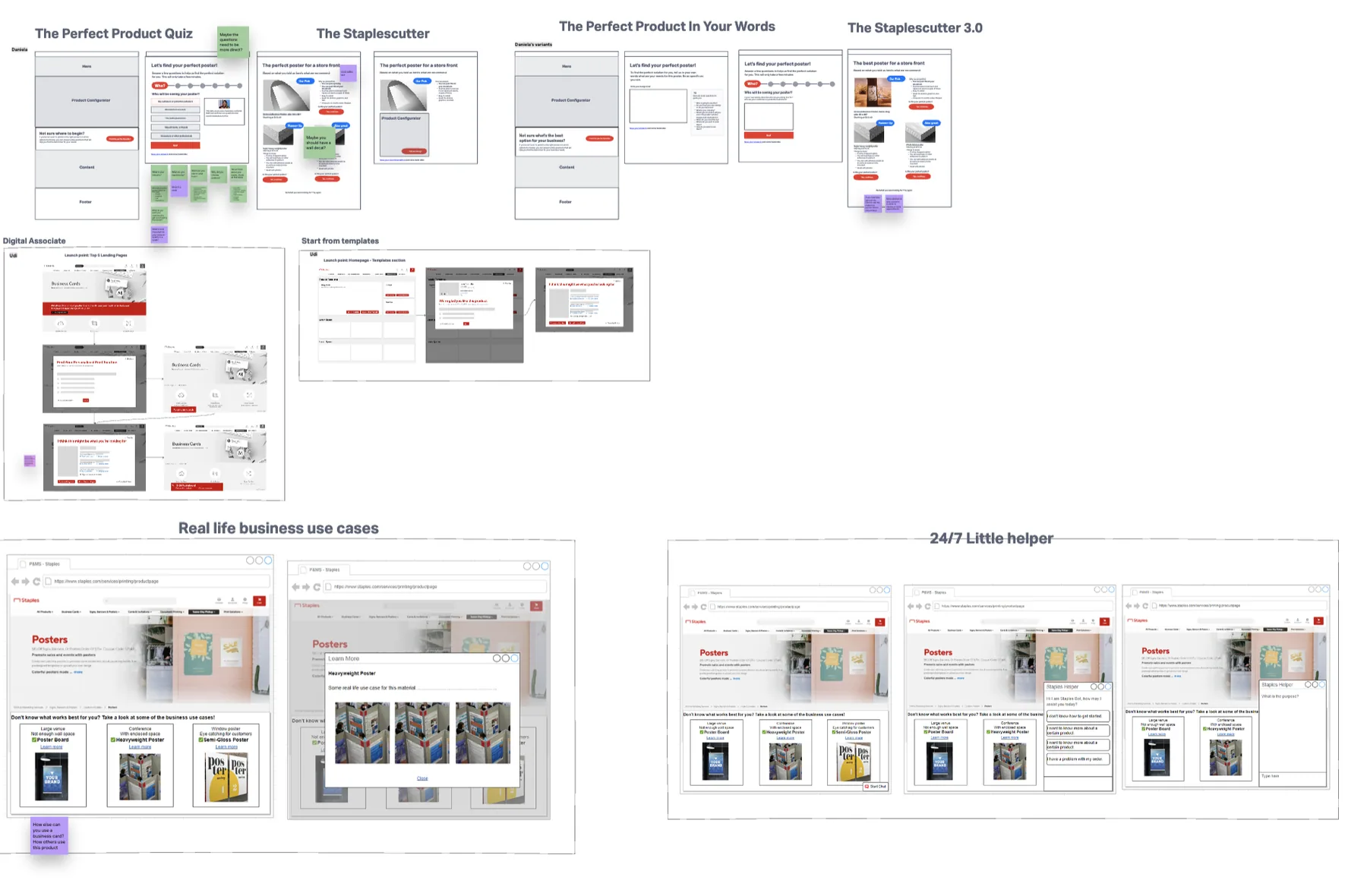 Screenshot of Lean UX step 5, part 2- sketching solutioning