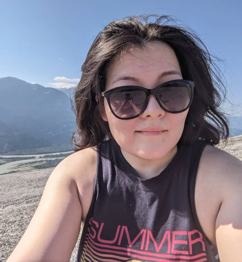 Selfie of Udi outdoors in Squamish