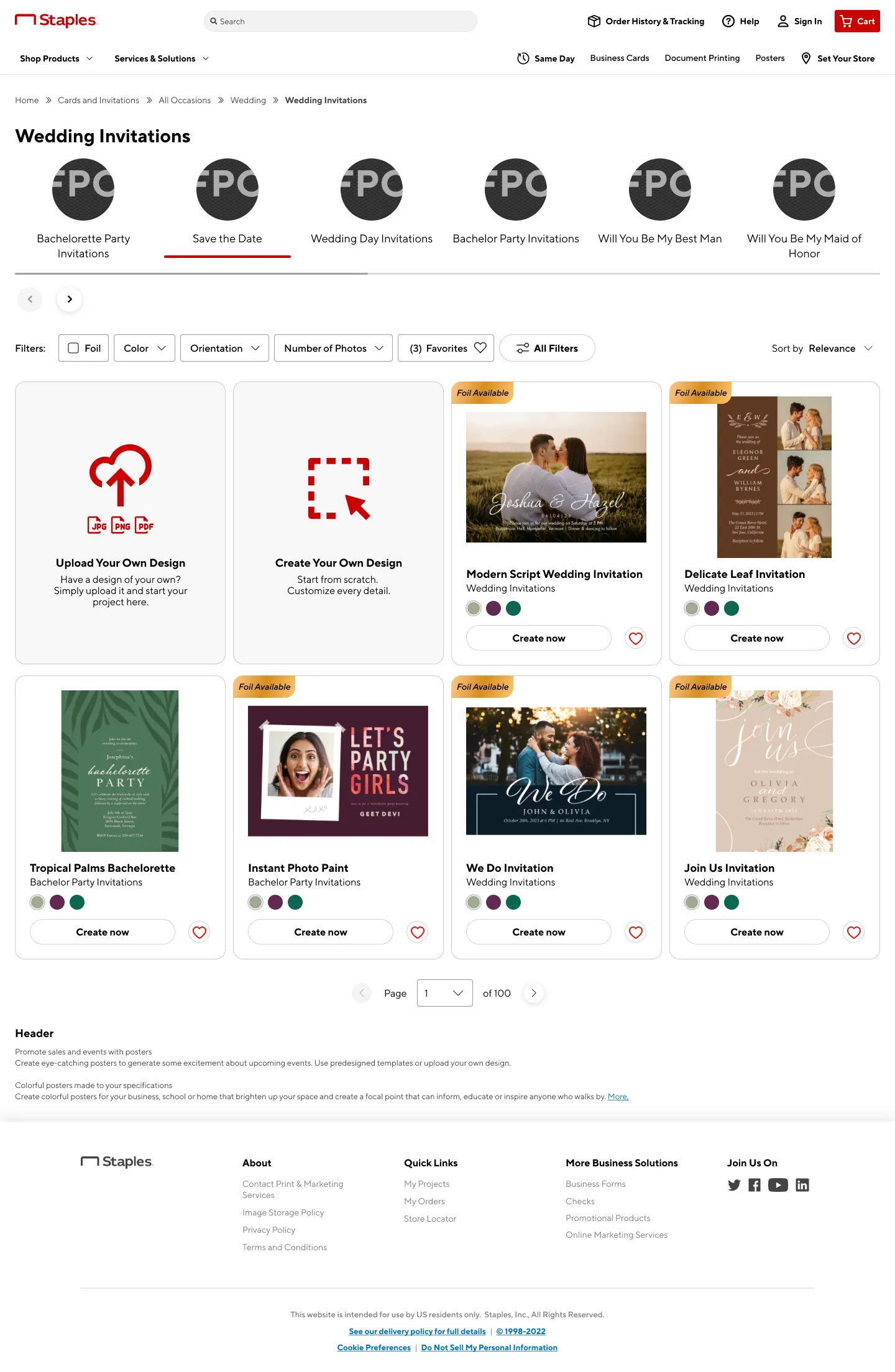 A mockup of the Template Selection page containing the visual filter at the top.